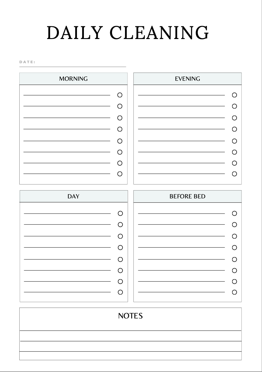 Declutter & Clean Digital Planner