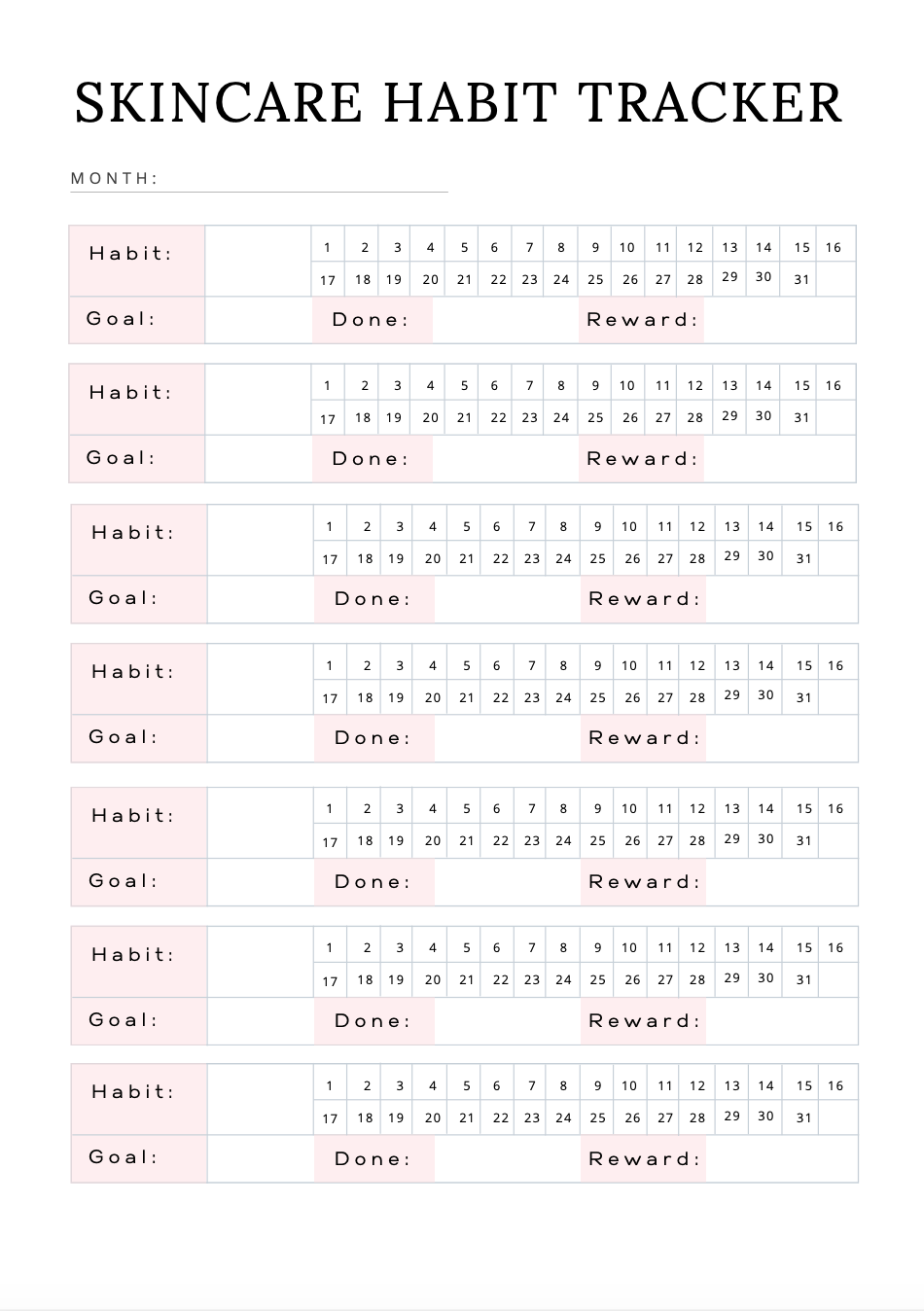 Self love planner