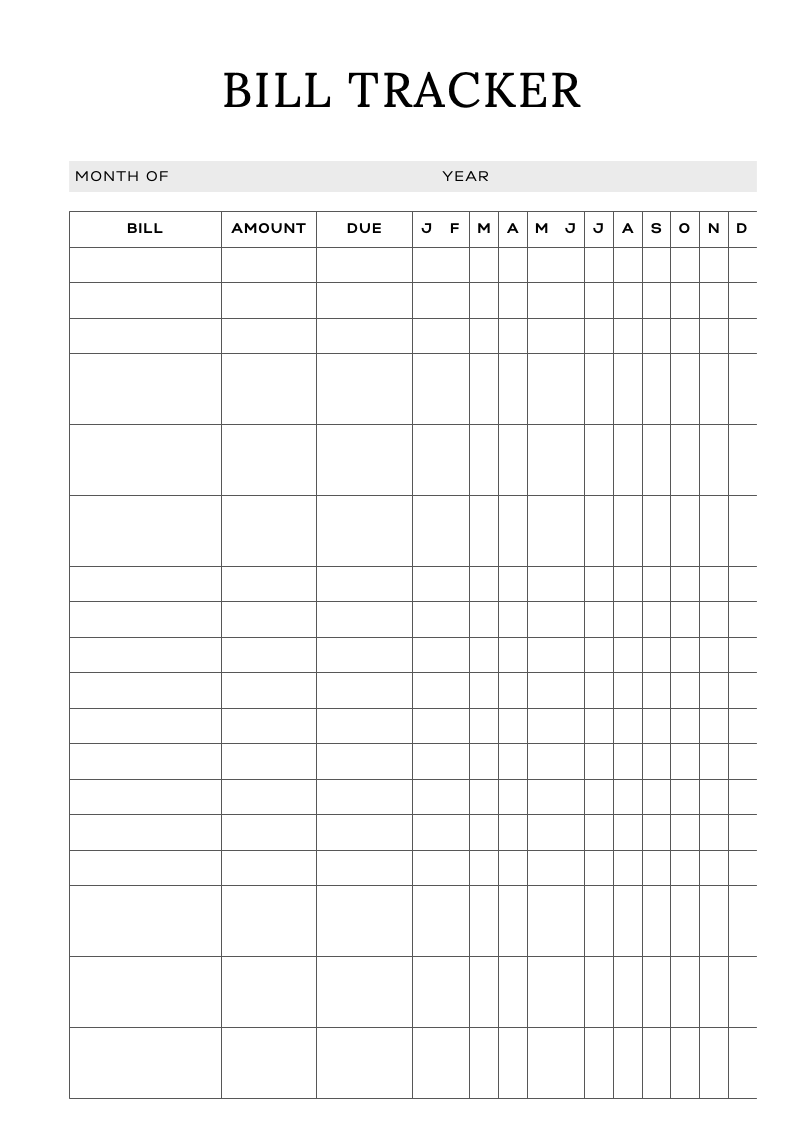 Household management planner