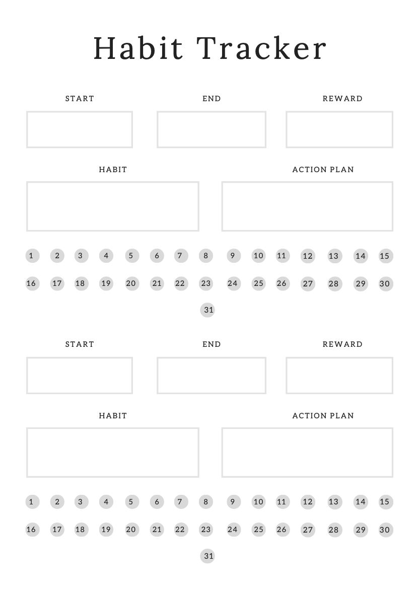 Habit tracker