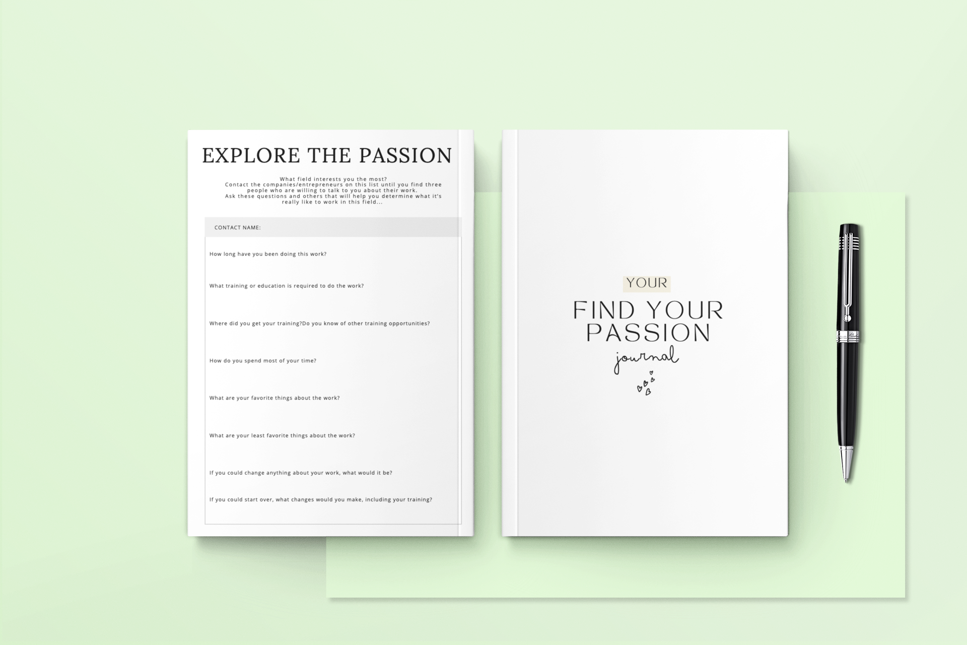 Find Your Passion Journal